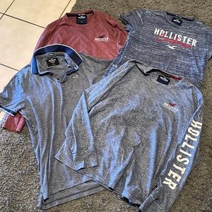 Hollister lot of 4 Mens shirts